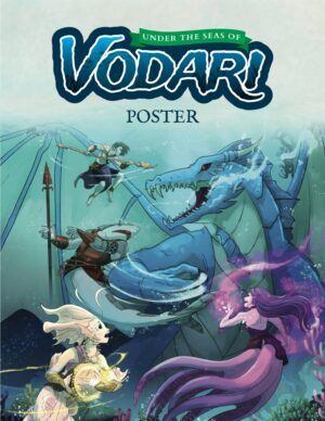 Under the Seas of Vodari Poster (27" x 18")
