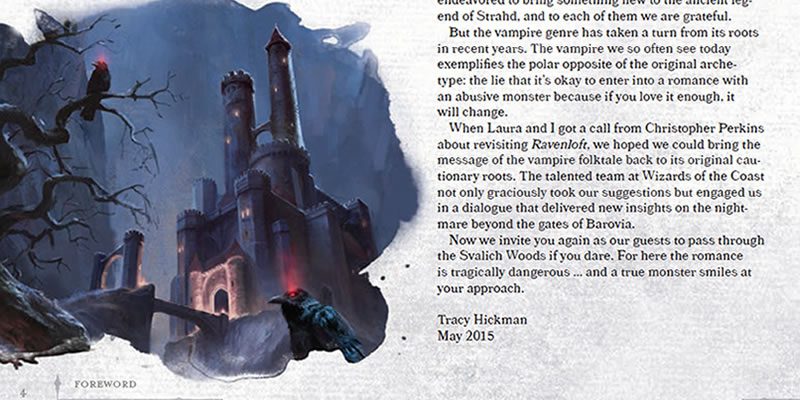 Curse of Strahd - Foreword & Gothic Trinkets Previews - Tribality