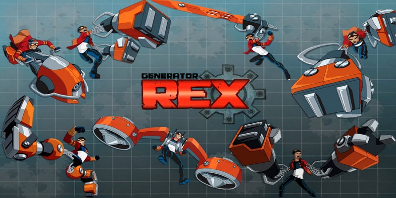 Rex has the ability to grow various machines out of his body. He can also  use his nanites to communicate with and control nea…