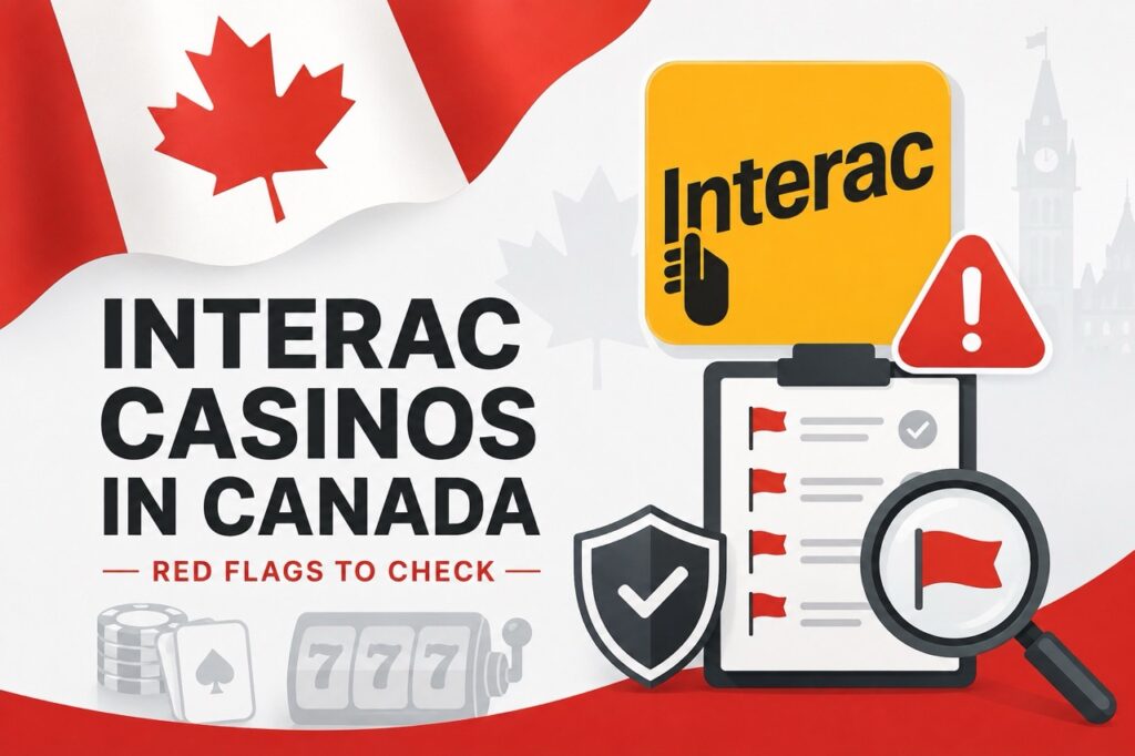 Red flags checklist for Canadian Interac casinos